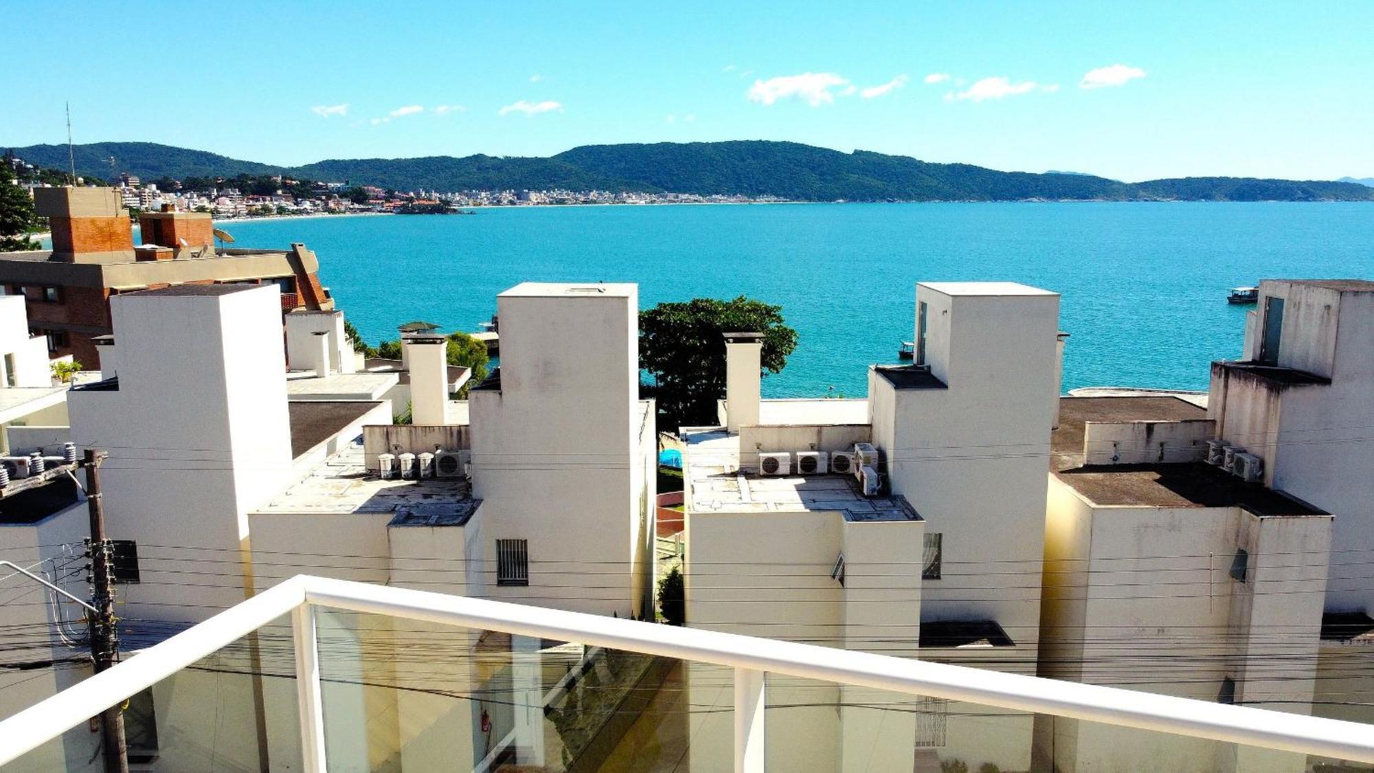1083 - Apartamento Com Vista Para O Mar Em ボンビーニャス エクステリア 写真