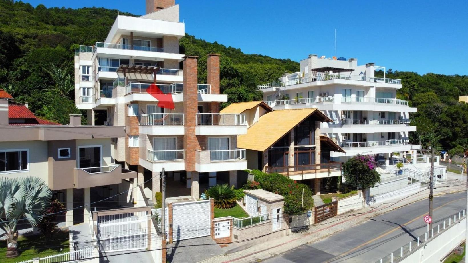 1083 - Apartamento Com Vista Para O Mar Em ボンビーニャス エクステリア 写真