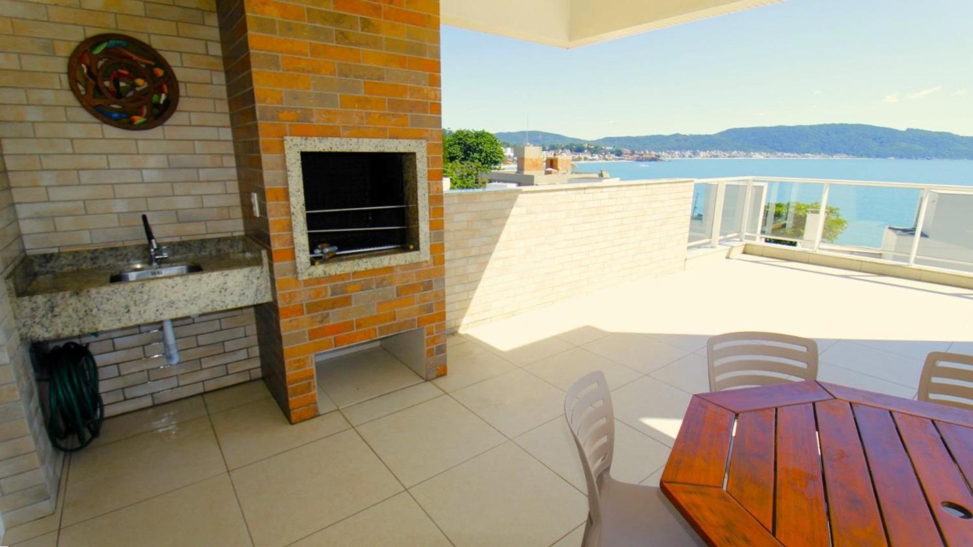 1083 - Apartamento Com Vista Para O Mar Em ボンビーニャス エクステリア 写真