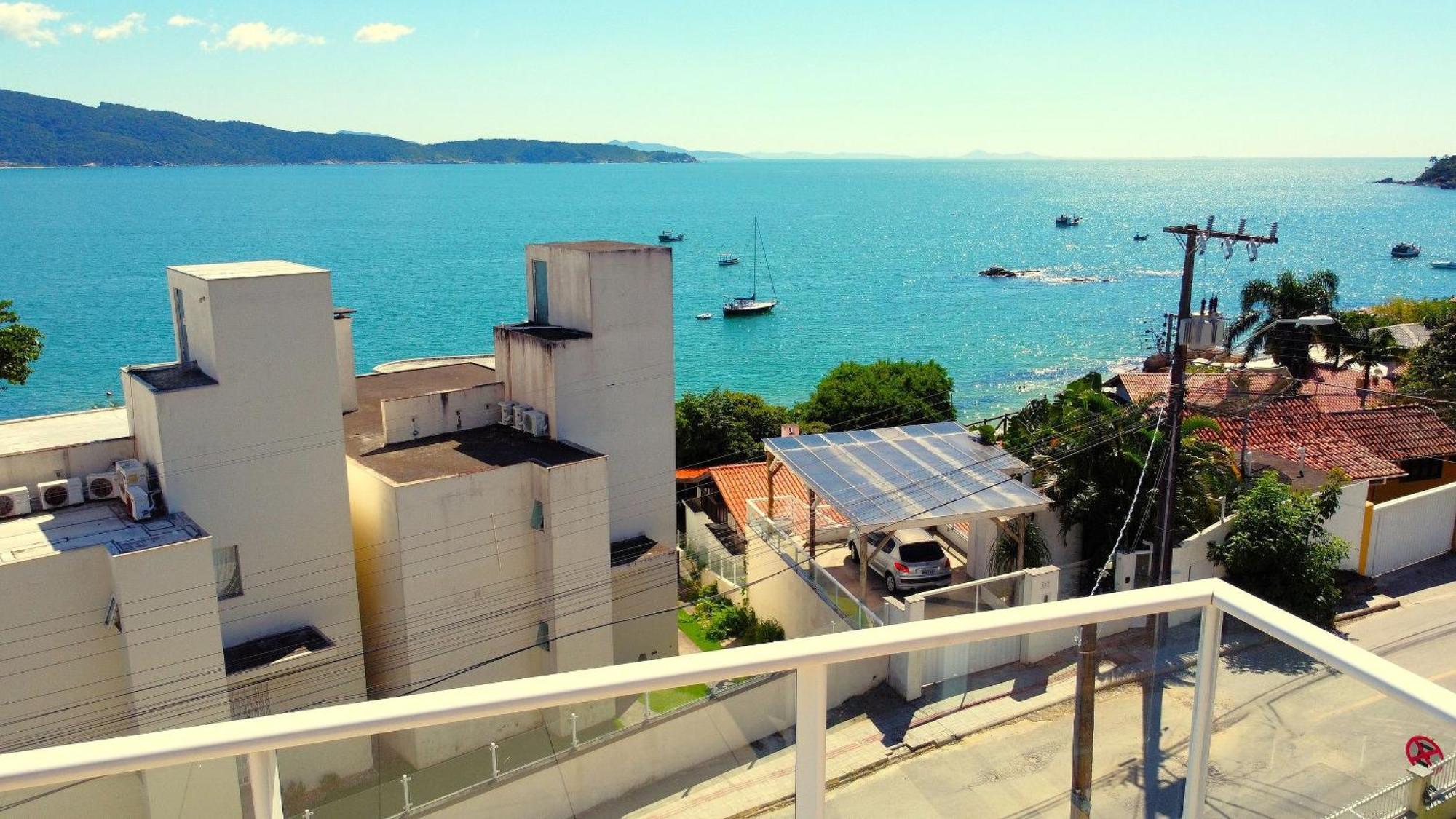 1083 - Apartamento Com Vista Para O Mar Em ボンビーニャス エクステリア 写真