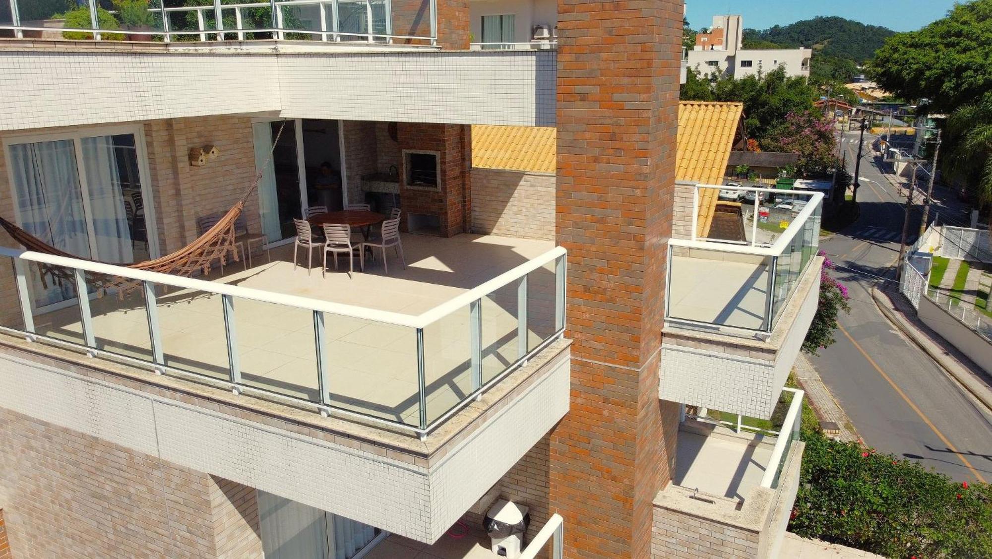 1083 - Apartamento Com Vista Para O Mar Em ボンビーニャス エクステリア 写真